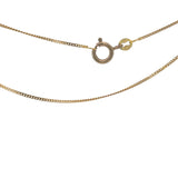 Curb Link Chain Necklace in 18ct Yellow Gold - 50cm