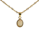 Opal Pendant in 18ct Yellow Gold