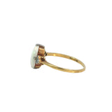 Antique Diamond Opal Ring in 18ct Yellow Gold