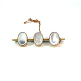 Antique Moonstone Bar Brooch