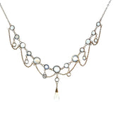 Antique Festoon Moonstone Necklace