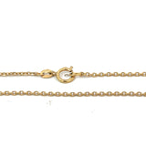 Trace Chain Necklace in 9ct Yellow Gold - 46cm