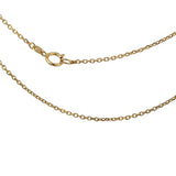 Trace Chain Necklace in 9ct Yellow Gold - 46cm