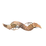 Vintage Scroll Brooch
