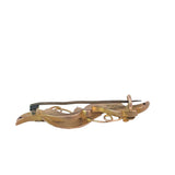 Vintage Scroll Brooch