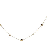 Trace Link Necklace with Discs
