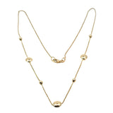 Trace Link Necklace with Discs