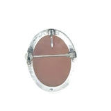 Cameo Brooch Pendant - 900 Silver