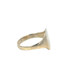 Unisex Plain Oblong Signet Ring in 9ct Yellow Gold