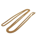 Vintage Italian Flat Curb Link Chain - 61cm