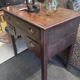 Georgian Oak Ladies Writing Desk with Drawers