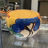 Clarice Cliff Bizarre Sugar Bowl - Blue Autumn