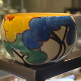 Clarice Cliff Bizarre Sugar Bowl - Blue Autumn