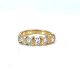 Five Stone Princess Cut Diamond Ring