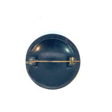 Antique VIctorian Tortoiseshell Pique Brooch