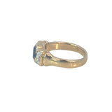 Sapphire Diamond Trilogy Ring