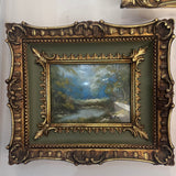 Italian Painting Gilt Framed Miniature Oil - Various