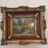 Italian Painting Gilt Framed Miniature Oil - Various