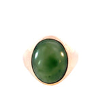 Vintage Greenstone Pounamu Signet Ring