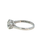 Antique Old European Diamond Ring - Two Stone