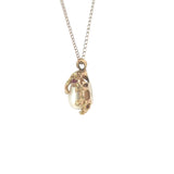 Pearl Ruby Necklace in 14ct Yellow Gold