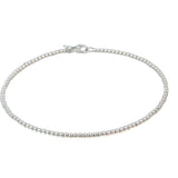 Italian Ball Bangle in 9ct White Gold - 2.0mm