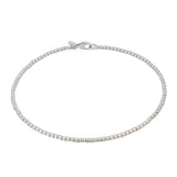 Italian Ball Bangle in 9ct White Gold - 2.0mm