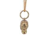 Charm in 9ct Yellow Gold - Maori Tribal Head
