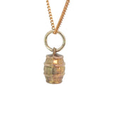 Charm in 9ct Yellow Gold - Beer/Liquor Barrel