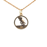 Charm in 9ct Yellow Gold - New Zealand Souvenir Charm