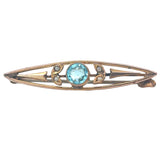 Antique Bar Brooch in 9ct yellow gold