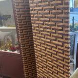 Woven Four Panel Screen