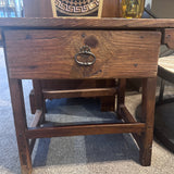 Antique Side Table with Drawer