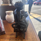 Antique Bronze Classical Lady with Box