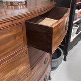 Antique Bow Front Chest in Mahogany