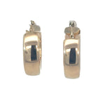 Italian Barrel Hoop Earrings