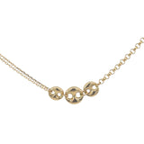 Fancy Multichain with Anchor Buttons - 18ct Yellow Gold
