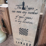 Italian Chess Candle - The Queen
