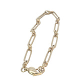 Paperclip Bracelet in 9ct Yellow Gold