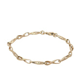 Twisted Oval Link Chain in 9ct Yellow Gold