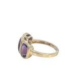 Amethyst Three Stone Dress Ring