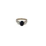 Sapphire and Diamond Trilogy Ring