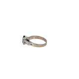 Sapphire and Diamond Trilogy Ring