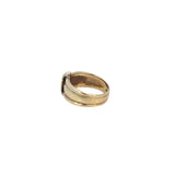 Wide Solitaire Diamond Band