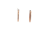 Oblong Huggie Hoop Earrings