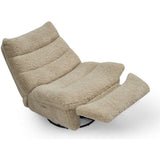 Recliner Rocker Chair - Faux Sheepskin