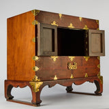 Vintage Korean Storage Cupboard - Mahogany