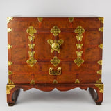 Vintage Korean Storage Cupboard - Mahogany