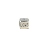 Pandora Charm in 14ct Yellow Gold and Sterling Silver - I Love You