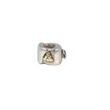 Pandora Charm in Sterling Silver with 14ct Yellow Gold